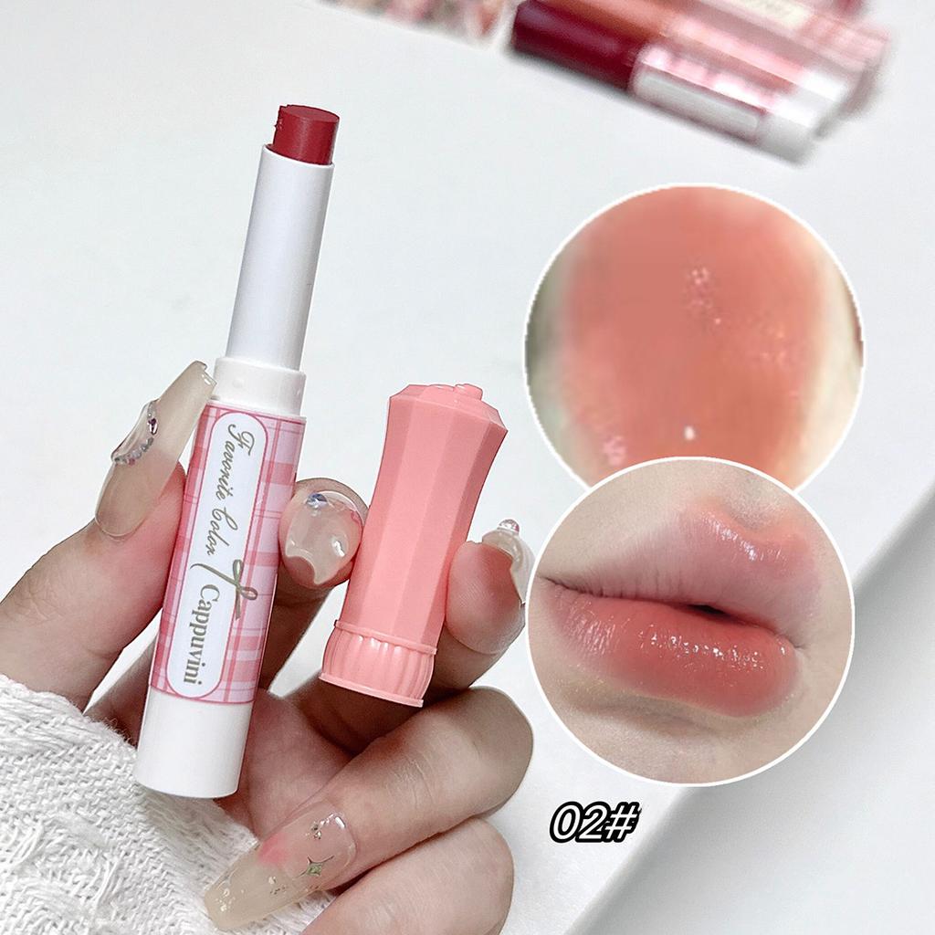 Bow Mirror Lipstick, Water-gloss Mirror, Long-lasting Color, Not Easy To Stick To the Cup, Lipstick Base Lipstick
