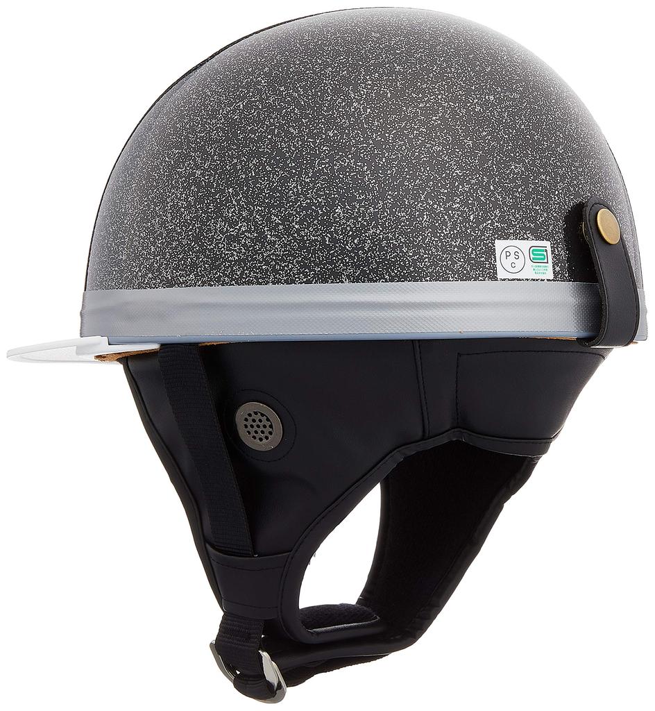 Bike Parts Center Half Cork Black One Size Fits Most Circumference Than 700107 Helmet, Cap, Type, Glitter, (Head 57cm~less 60cm)