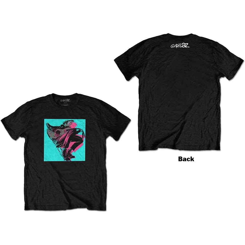 Gorillaz Now Now Logo T-Shirt Black New Unisex T-Shirt