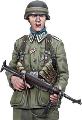 Alpine Miniatures Немецкий панцергренадер Сержант WWII с MP40 Смоляной набор AM35330 1/35 (Человек)