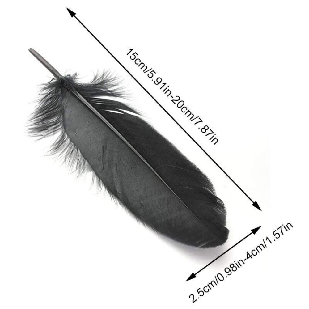 Свадебные украшения Природа 6-8 дюймов Аксессуары для вечеринки Различные перья DIY декор Гусиные перья