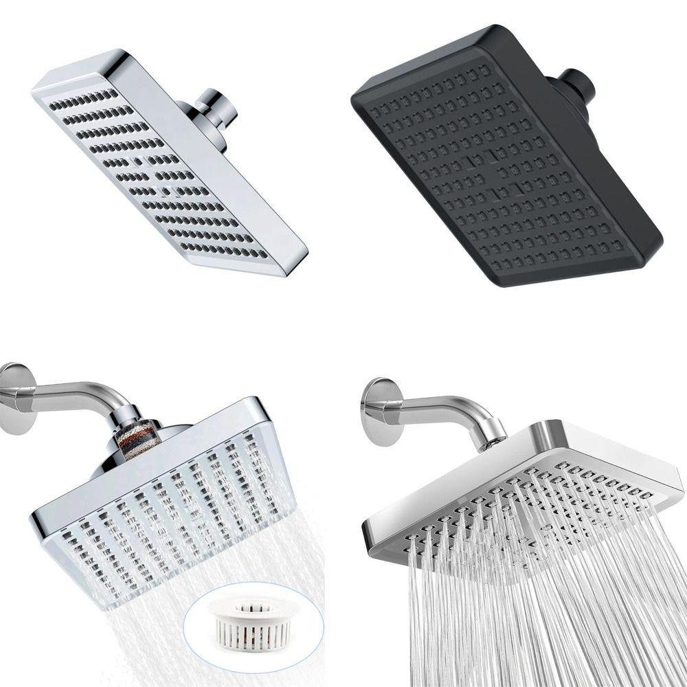 Anti-Clogging Rain Showerhead High Pressure Waterfall Shower Head Rainfall Shower Head Home Use
