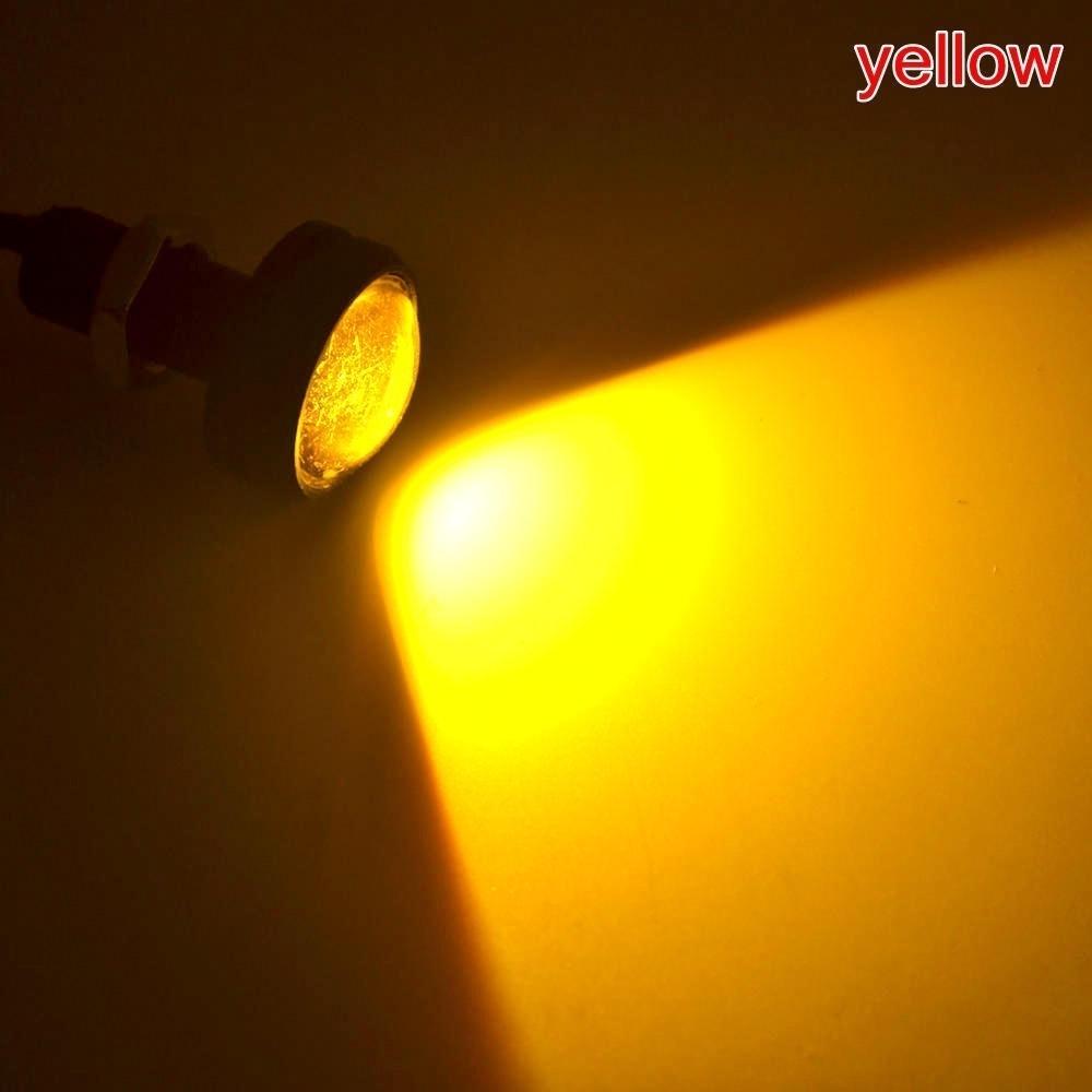 2 шт. 23 мм 18 мм орлиный глаз свет автомобиля светодиодные дневные ходовые огни резервного двигателя парковочные противотуманные фары