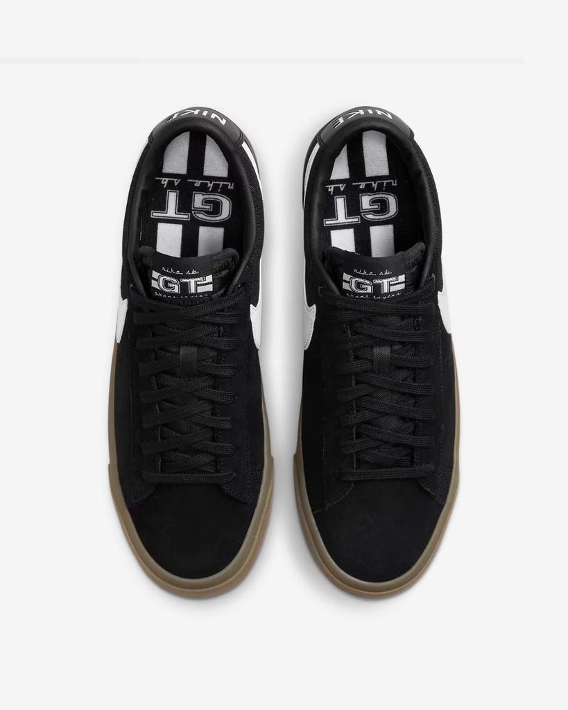 DC7695-004 Nike SB Blazer Low Pro GT PRM Черный Белый (Мужской)