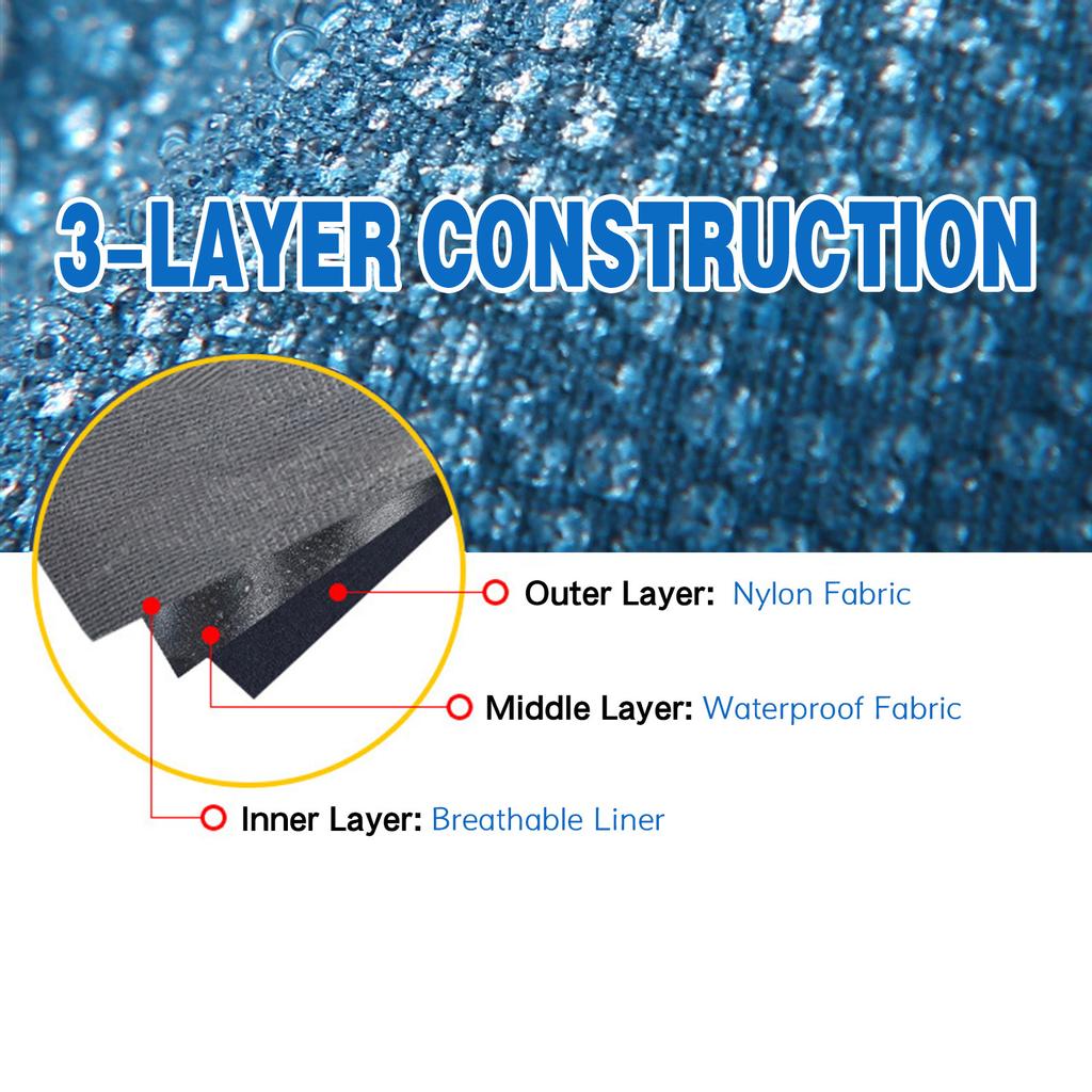 Водонепроницаемые регулируемые гетры для ног, устойчивые к разрывам, гетры для снежных ботинок для активного отдыха, ходьбы на снегоступах, пеших походов, катания на лыжах