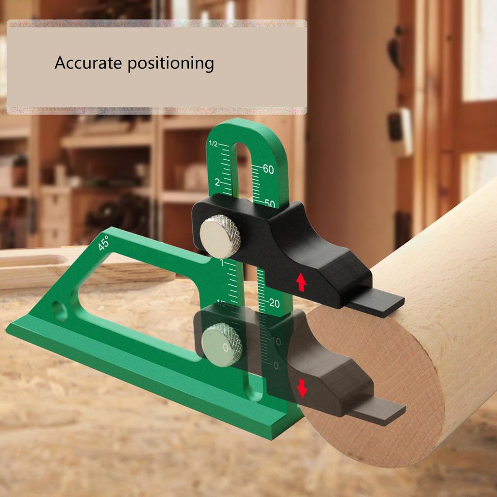 Высотомер Измерительный инструмент Алюминиевый Фрезерный стол Высотомер с Дюймовой Метрической шкалой Инструмент для измерения Деревообработки