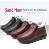 2023 Women's Winter Warm Velvet Cotton Snow Boots with Non-Slip Soft Soles for Middle-Aged and Elderly