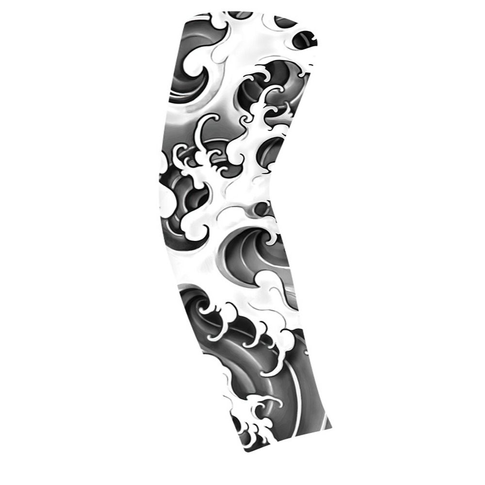 Цветочный узор на рукаве для мужчин солнцезащитный чехол дышащий солнцезащитный чехол для мужчин/женщин