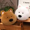 Кавайный Пушистый West Highland White Terrier Плюшевая Игрушка Мягкая Щенячья Плюшевая Подушка Набитые Реалистичные Животные Спящая Кукла