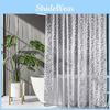 Heavyweight Peva Waterproof Bath Curtain Modern Minimalist Style Bathroom Decor