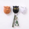 Creative Winking Owl Magnetic Key Hook Adhesive Sticker Key Storage Door Wall Kitchen Bedroom Storage Funny Gift Kids Room Decor