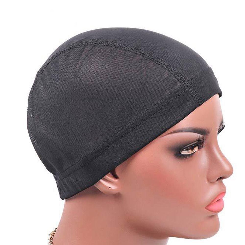 Women Men Beige High Quality Hair Accessories Dome Mesh Wig Caps Mesh Weave Cap Invisible Hair Net