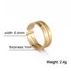 My Shape Geometric Black Rings for Men Women Stainless Steel Wide Cuff Ring Couple Dating  Jewelry anillos mujer bague