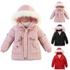 Infant Toddler Girl's  Winter Coat Thicken Fleece Lined Jacket Warm Long