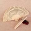 Hanfu Style Carved Sandalwood Bamboo Fan - Multiple Designs, Perfect for Travel, Summer Cool, and Photography.