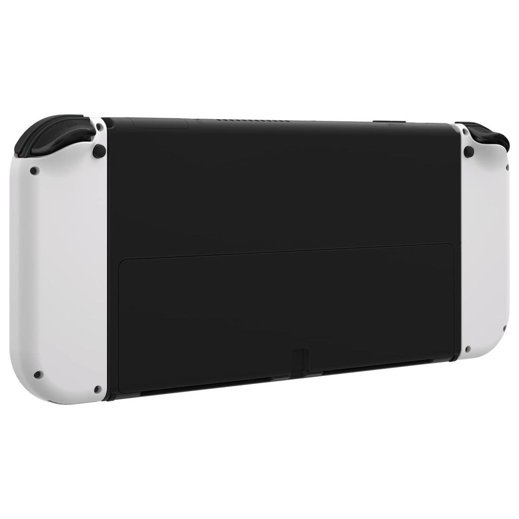 eXtremeRate Switch Compatible with OLED Soft Touch Console Back Plate DIY Replacement Housing Shell Switch Shell Switch Stand Not Included Case,