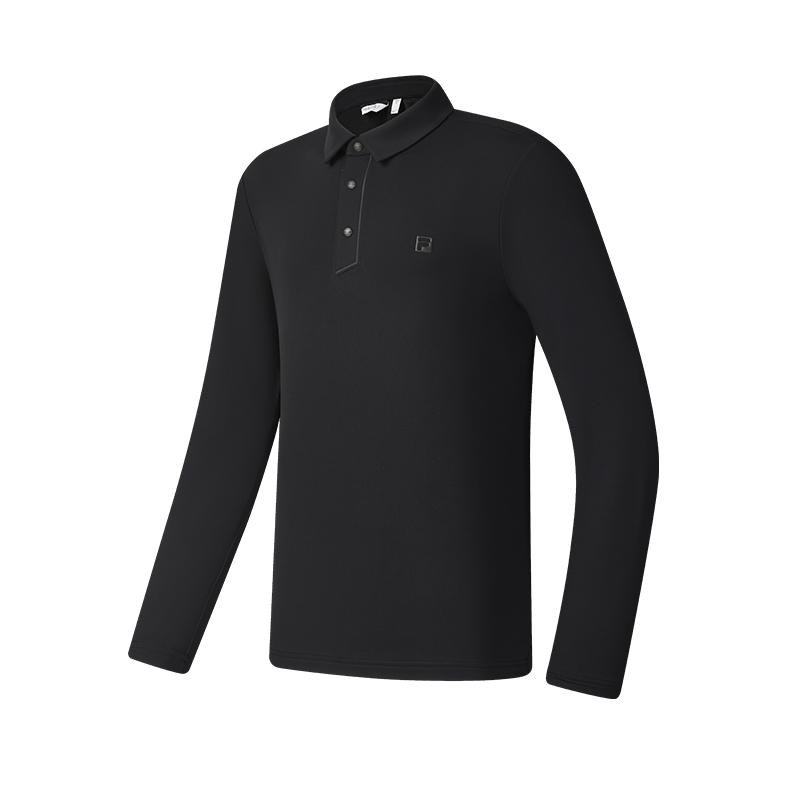 New FILA Knitted Fabric Long-Sleeved Polo Shirt Men's A11M515219FBK