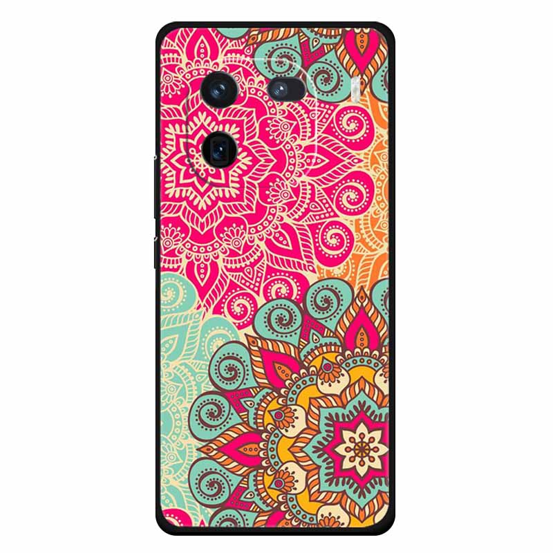 For Vivo Iqoo 12 Case Soft Silicone Cat Owl Fashion Back Covers for Vivo iQOO 12 Pro Cases Marble Shockproof Phone Shells Iqoo12
