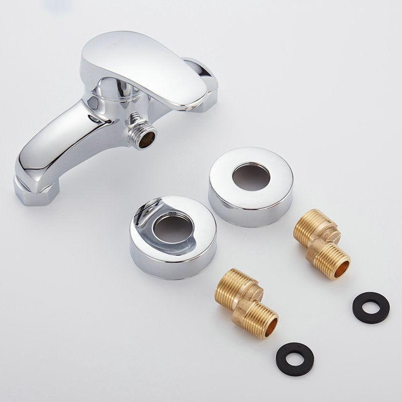 Shower Faucet Bathroom Hot and Cold Water Faucet Concealed Mixing Valve Solar Water Heater Mixing Switch Accessories