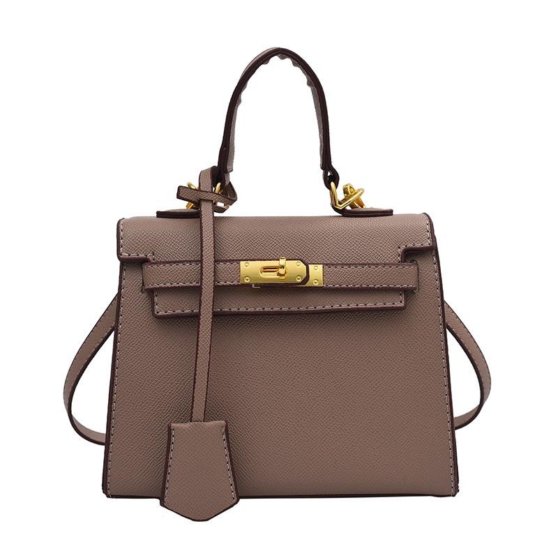 Orange Kelly Portable Platinum Bag New Retro Fashion Women's Second Generation Mini Kelly Light Luxury