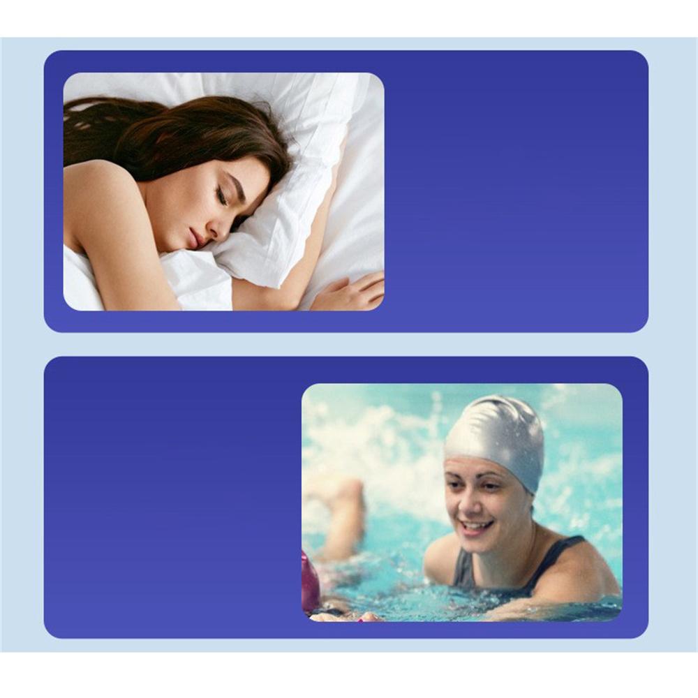 1 Pair Silicone Ear Plugs Waterproof For Sleeping Noise Cancelling Comfortable