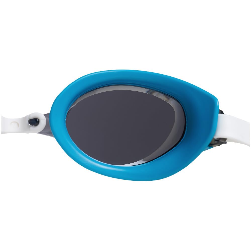 Mizuno Limited Edition Accel Eye Swim Goggles N3JEC591 Light Smoke with Silver Unisex (Non-Cushion Type) Mirror,