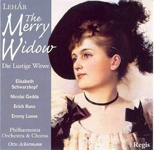 CD ELISABETH SCHWARZKOPF NICOLAI GEDD Merry Widow Die Lustige Witwe RRC1163 REGIS 2003 UK Classical Used