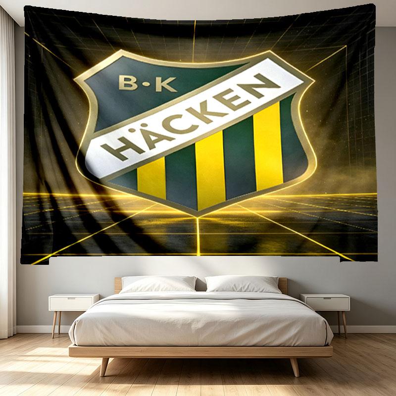 BK Hacken Print Tapestry - Portable Wall Decor Cloth, for Home, Dorm, Travel, Bedroom, Living Room - Ideal Birthday Housewarming Gift