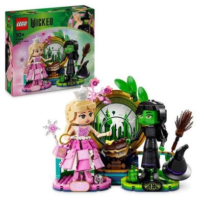 LEGO Wicked 75682 Фигурки Эльфабы и Глинды - Игрушка для детей от 10 лет & Украшение