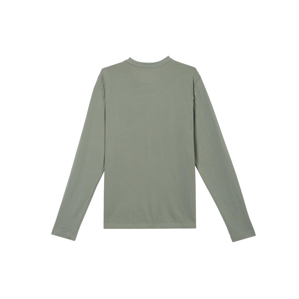 Nike Футболка Dri-FIT с круглым вырезом и принтом букв, быстросохнущая, повседневная, с длинным рукавом, в американском стиле, цвет темно-грязно-серый FN0828-053