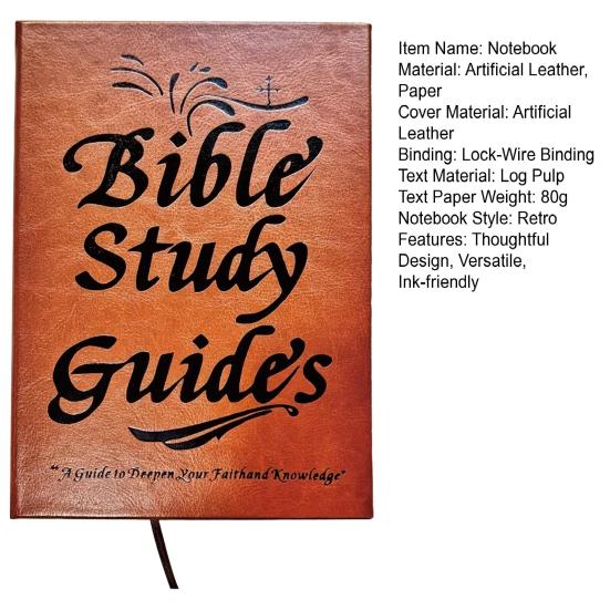 Bible Study Guide Journal for Women 66-Page Devotional Notebook Yearlong Plan-Daily Scripture Quotes Faith-Based Planner Christian Gifts