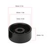 2pcs Alloy Beadlock Wheel Rims Accessory Fit for TRAXXAS TRX4 110 RC Crawler CarBlack