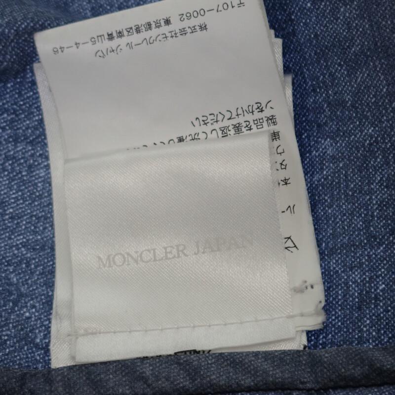 Moncler B1091410674553774 4 Нейлоновая куртка Индиго Нейлон мужская