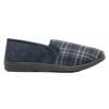 Zedzzz Mens Harley Check Felt Gusset Slippers