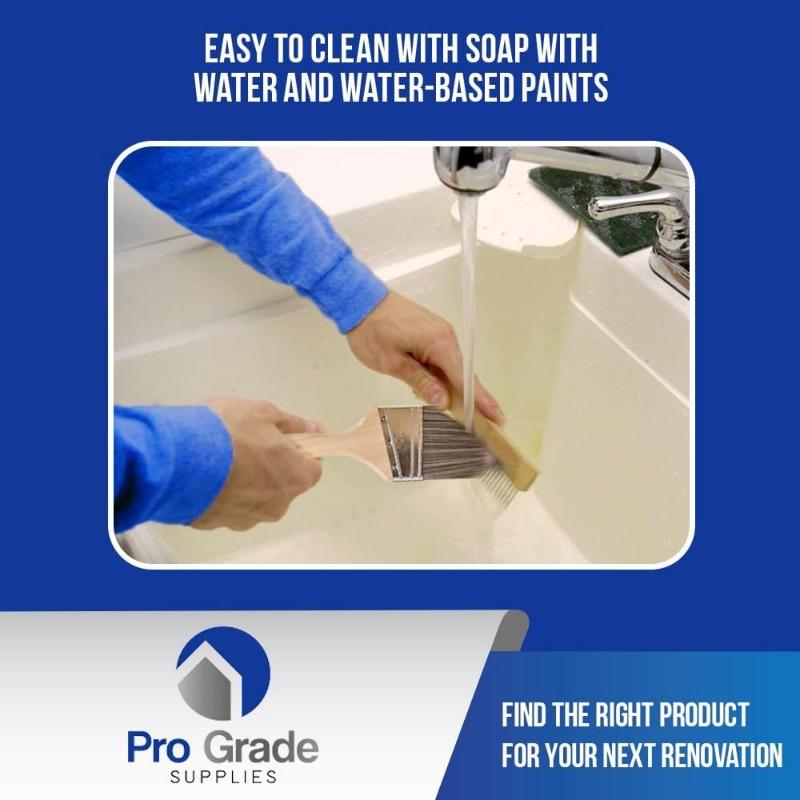 5 шт. Профессиональные, Кисти для рисования, 5 штук, Набор кистей для рисования: Плоские и угловые кисти для латексных и масляных красок, морилок, для внутренних и наружных работ по обустройству дома