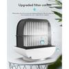 Mini USB 7 Color Humidifying Negative Ion Air Conditioner Cooling Fan
