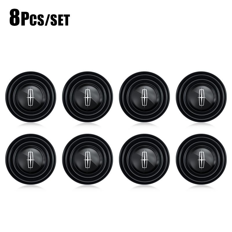 4/8/12Pcs Car Door Anti-shock Pad Anti-noise Buffer Gasket Auto Interior For Lincoln Continental MKZ Town-car Aviator Navigator erb1