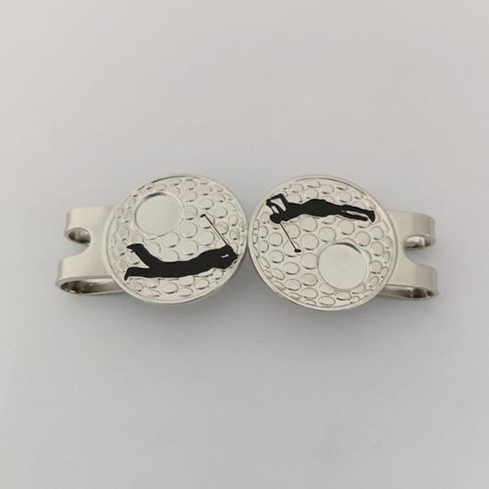 Зажим для шляпы для гольфа, магнитный держатель для мяча для гольфа, мужские и женские шляпы для гольфа, брюки, сумки, козырьки, ремни, металлический зажим, аксессуары для гольфа, подарок для энтузиастов