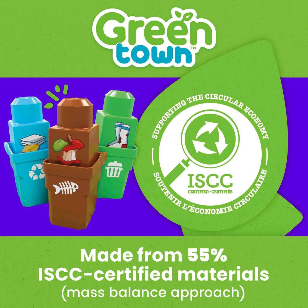 MEGA BLOKS Green Town Разделение и переработка мусора Мусоровоз Набор из блоков 17 лет и HDL06 [Набор блоков] [Количество деталей] [1 шт.]