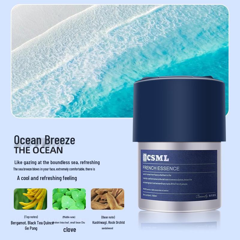 Трансграничный автомобильный ароматерапевтический дезодорирующий бальзам - Летние твердые духи для подстаканника