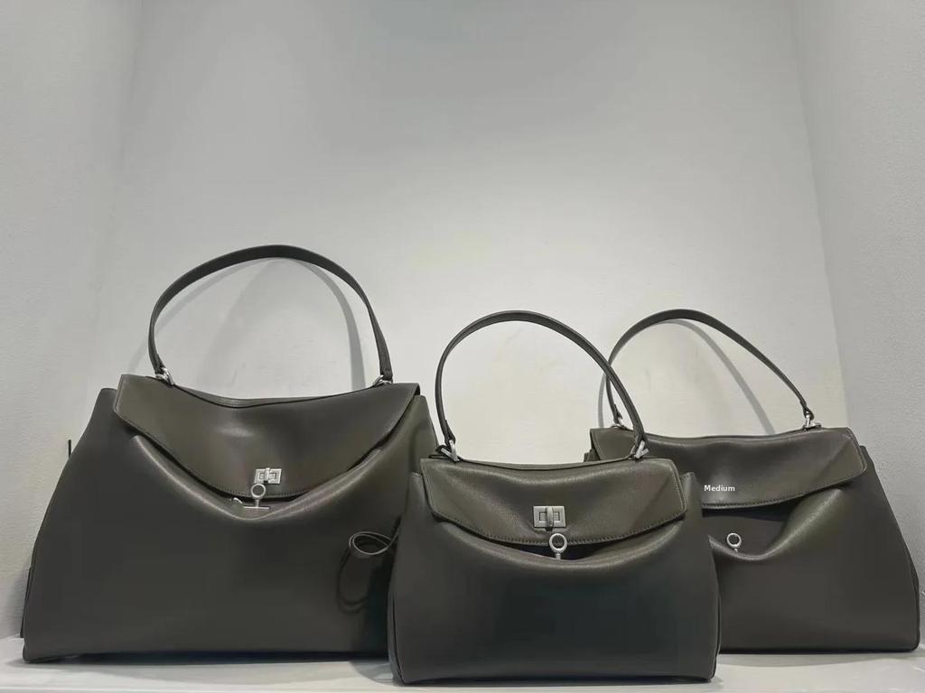 Стильная кожаная сумка-тоут большой вместимости 2024 года: Сумка/через плечо из натуральной коровьей кожи