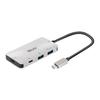 Концентратор Club 3D USB Type C PD 3.0 на 2 порта Type C 10 Гбит/с и 2 порта USB Type A 10 Гбит/с (CSV-1543)