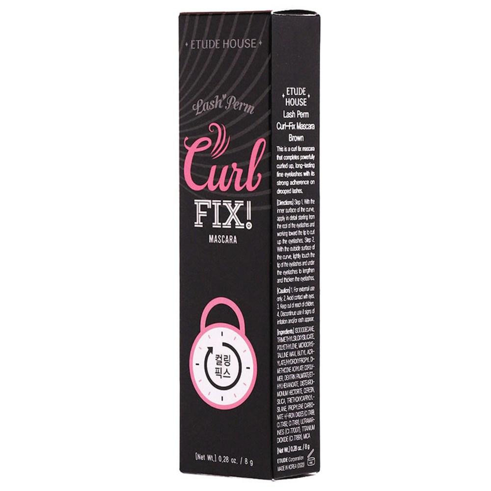 ETUDE HOUSE Тушь для завивки ресниц Lash Perm Curl Fix Mascara 8 г, коричневая, 1 шт.