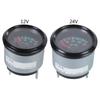 Dustproof Generator Voltage Gauge Replacement Voltage Meter 12V/24V Diesel Generator Voltmeter for Industrial Use