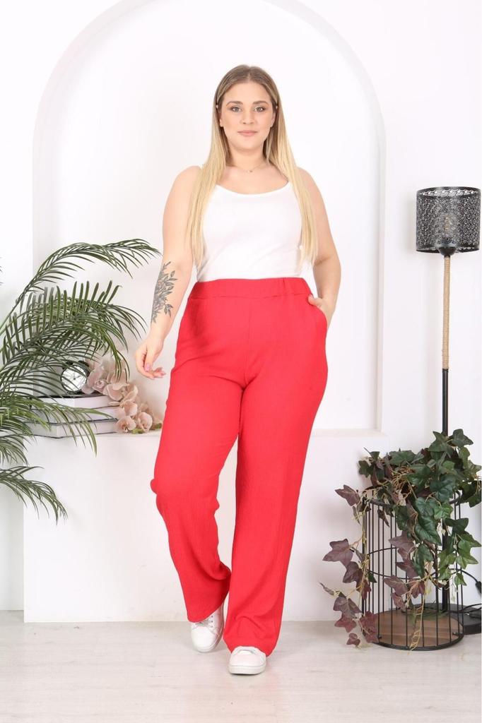 Женские брюки больших размеров, черные свободные брюки из ткани с рюшами