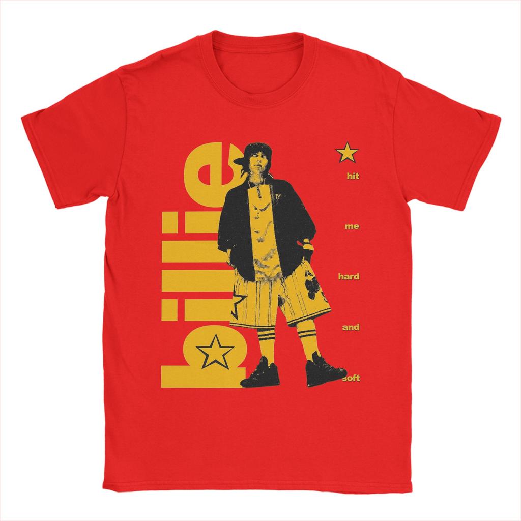 Billies Hit Me Hard And Soft Men T Shirts Novelty Tees Short Sleeve Crewneck TShirt Pure Cotton Printed Clothing