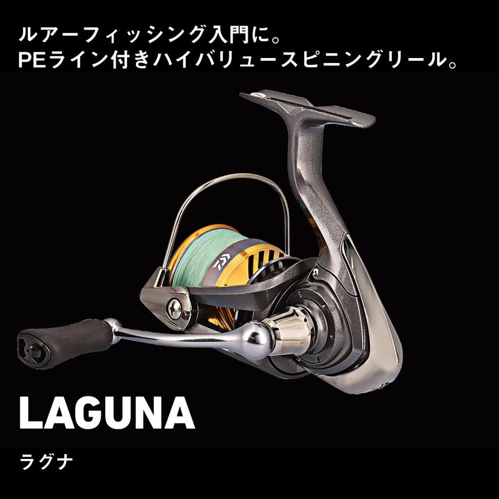Daiwa 23 LAGUNA LT 2000 Спиннинговая катушка с PE леской, 0.4-100м