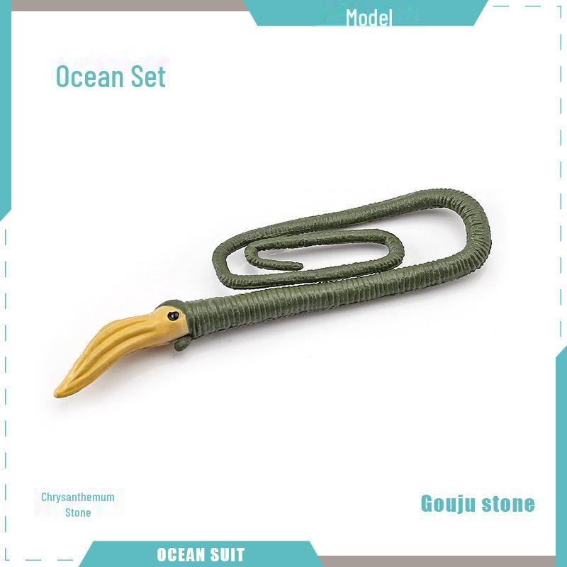 Набор моделей морских животных: Акула, черепаха, дельфин, кит, пингвин, краб и существа морского дна