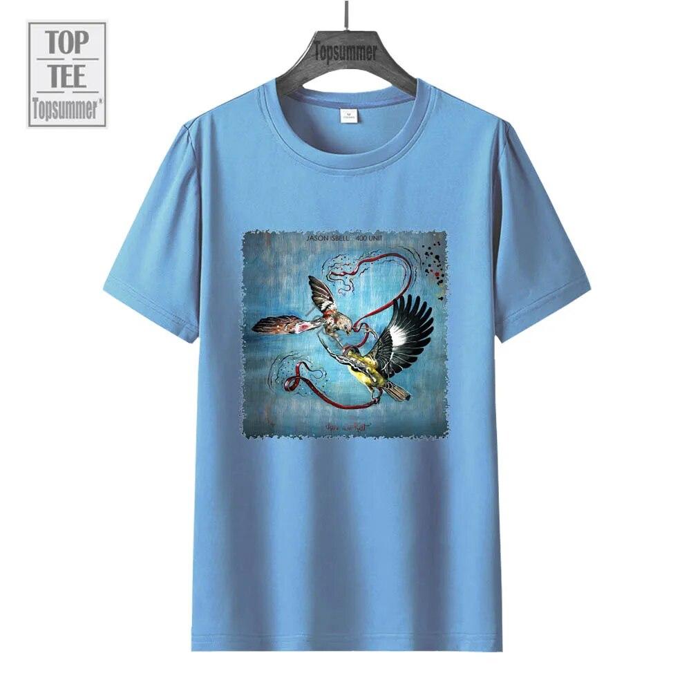 Футболка с альбомом «Here We Rest», футболка «Джейсон Исбелл и 400 Unit Tour», модная хлопковая футболка для подростков в стиле Харадзюку, черная одежда