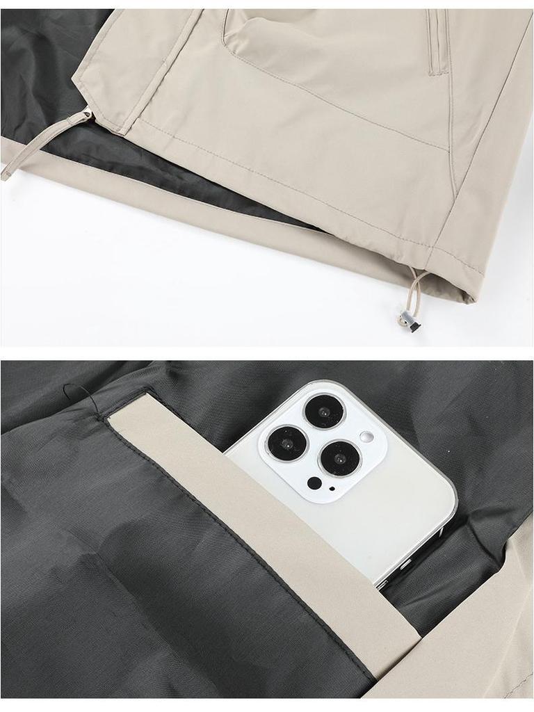 2024 Весна/Осень Корейский стиль Куртки для улицы с капюшоном для мужчин и женщин